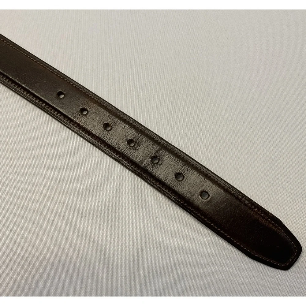 Columbia Sportswear Co Brown Genuine Leather Belt Sz 38 Style 95 11CO02A9‎